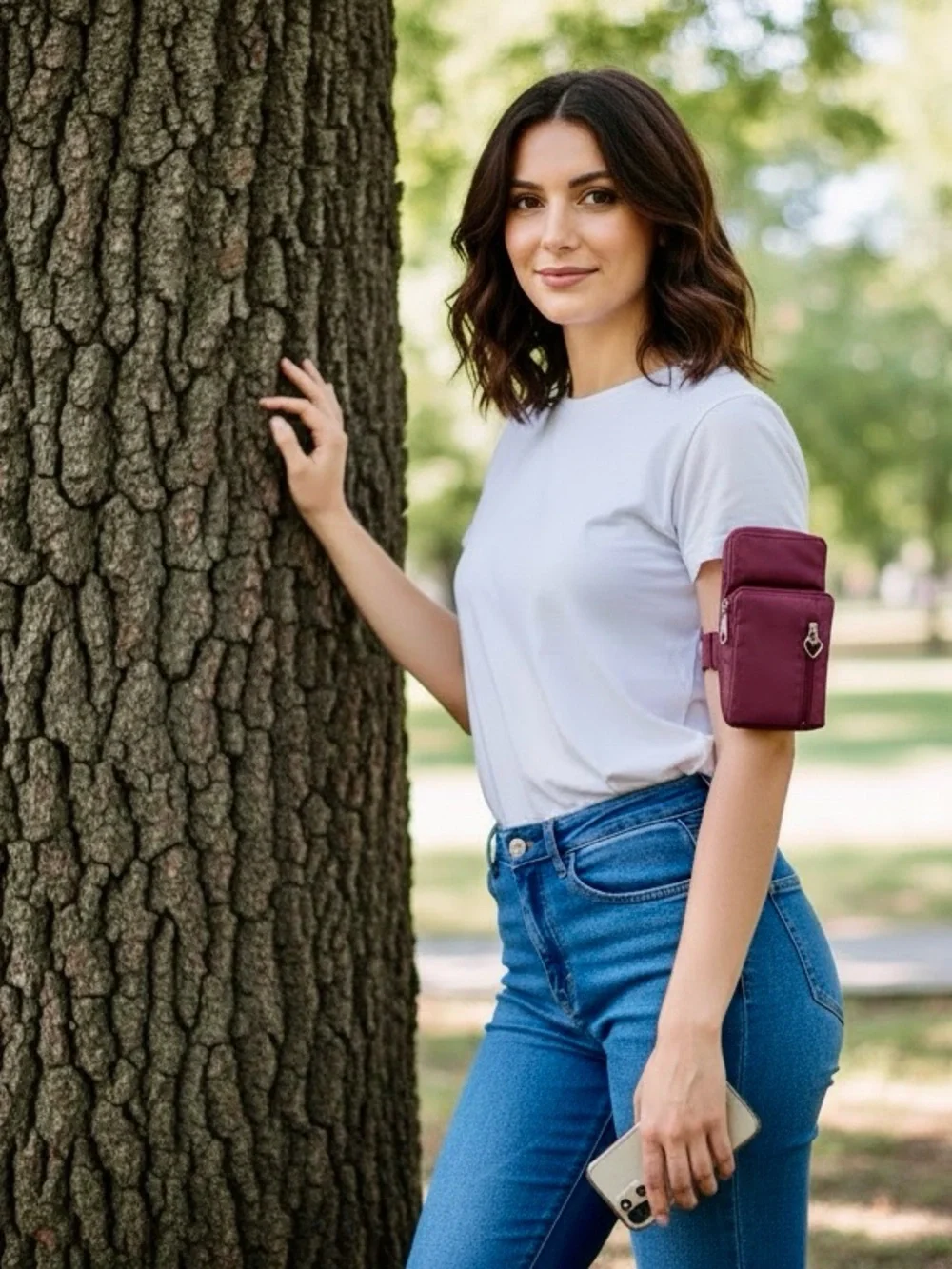 Crossbody Versatile Crossbody Bag in Deep Berry - Picture 2 of 8